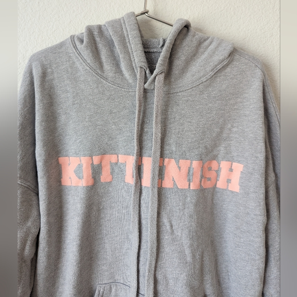 Kittenish Essential Basic Gray Pullover Hoodie Sw… - image 3